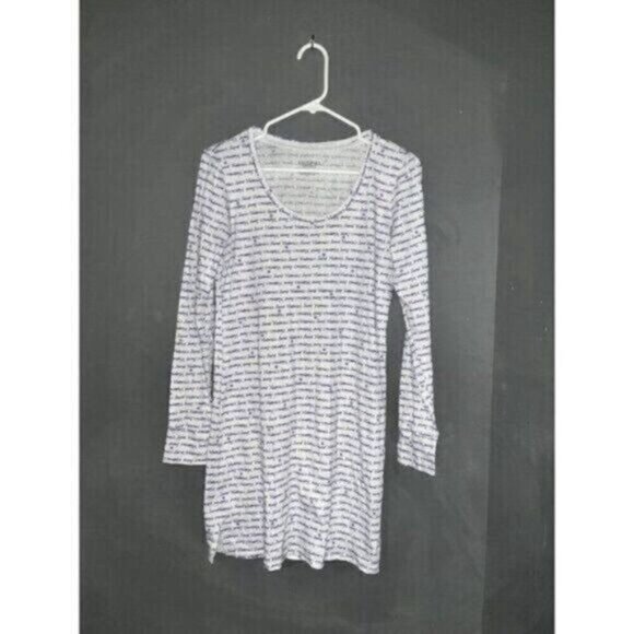 Victorias Secret Graphic Script Nightshirt - Picture 2 of 5